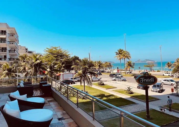 Pe Na Areia! Apart Hotel Com Vista Para O Mar E Lazer Completo! Front Beach Apartment With Ocean View And Amenities! Rio de Janeiro